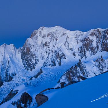 Le Mont-Blanc au réveil